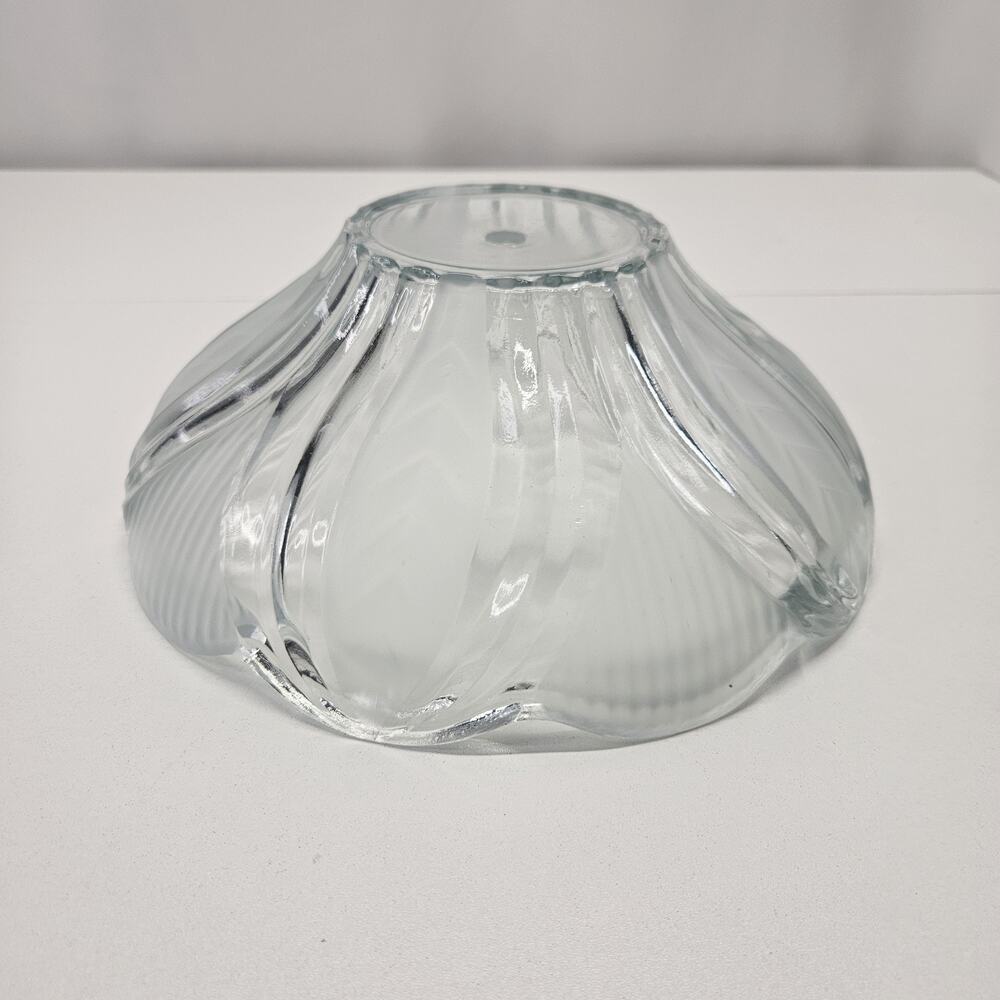 Vintage Mid Century Modern Glass Lampshade For Ceiling Light 10" Frosted Glass